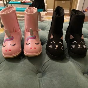 Toddler girl size 9 boots
